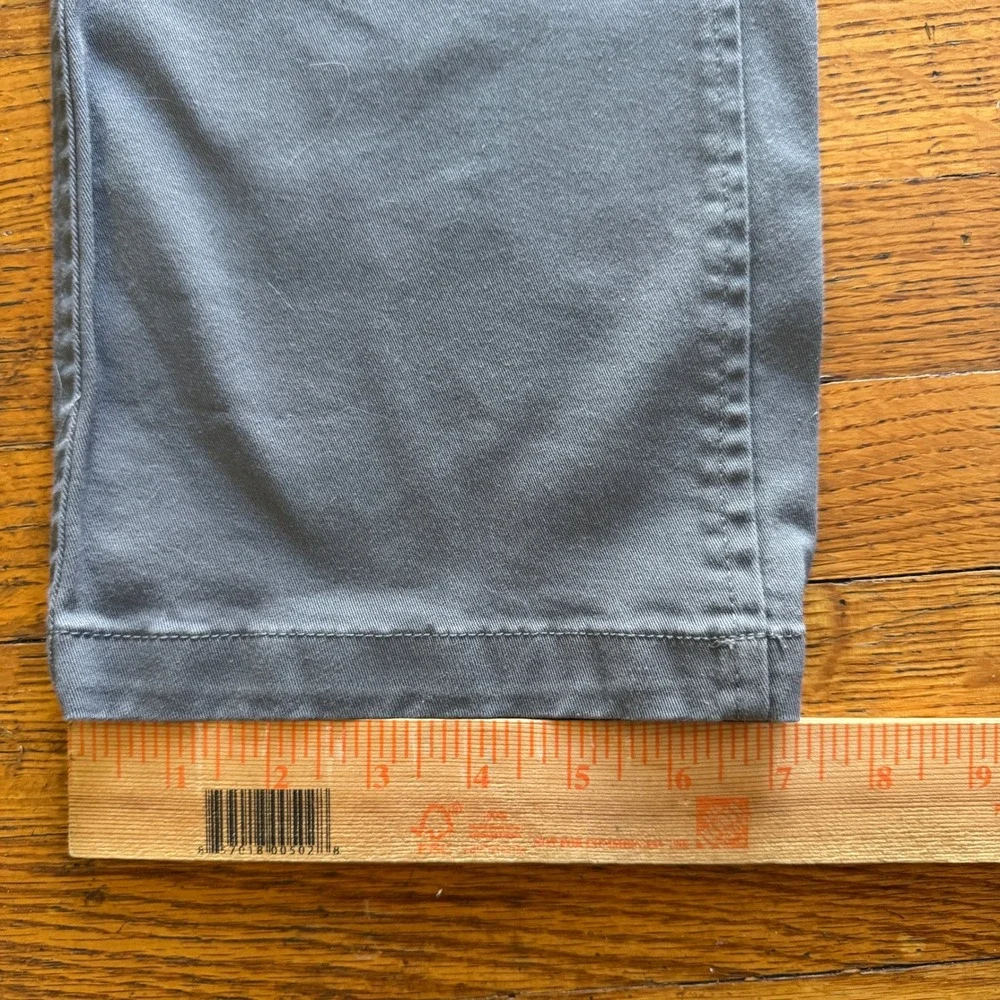 RVCA Mens Gray Flat Front Chino Pants Size 36‎ Casual Office Wear Weekend